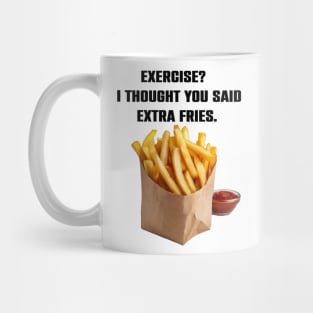 Funny Fries Lovers Gift Mug